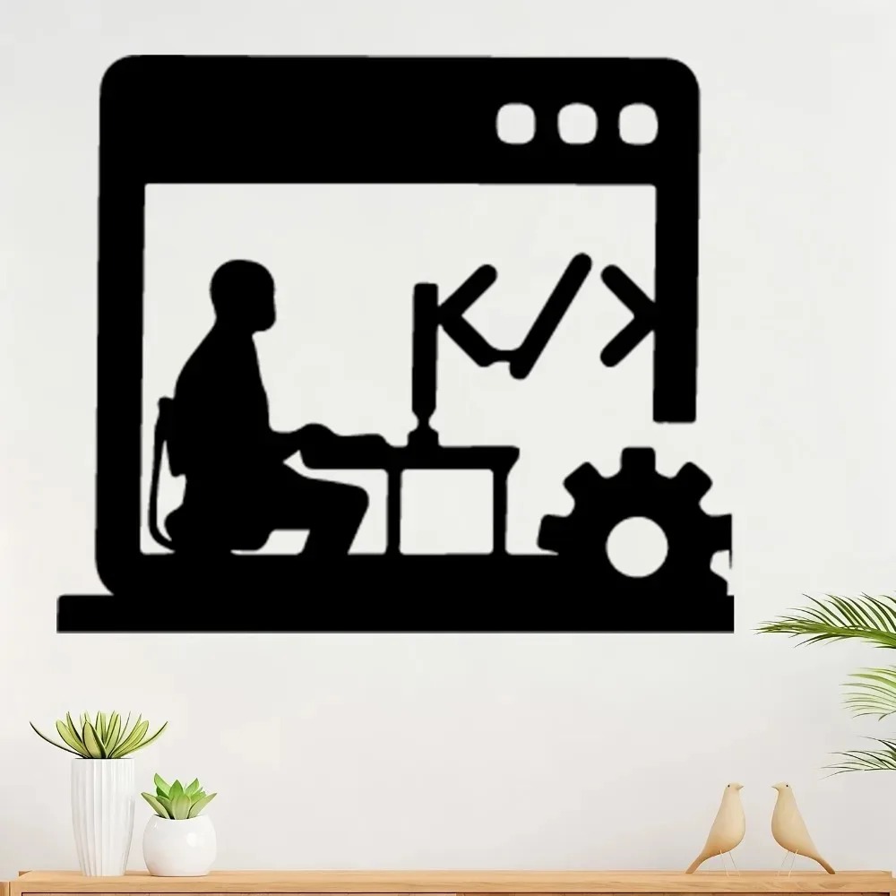 Office Tech Software - Metal Wall Art Tech Gift for