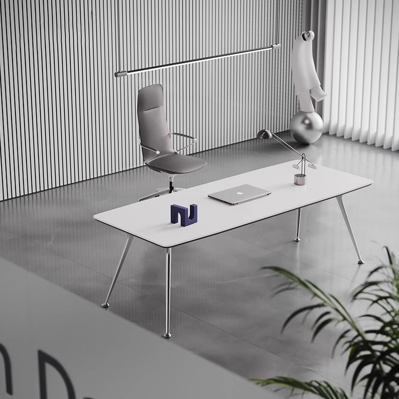 Long Straight Managers Desk Si - đánh giá và giá Office Management Technology