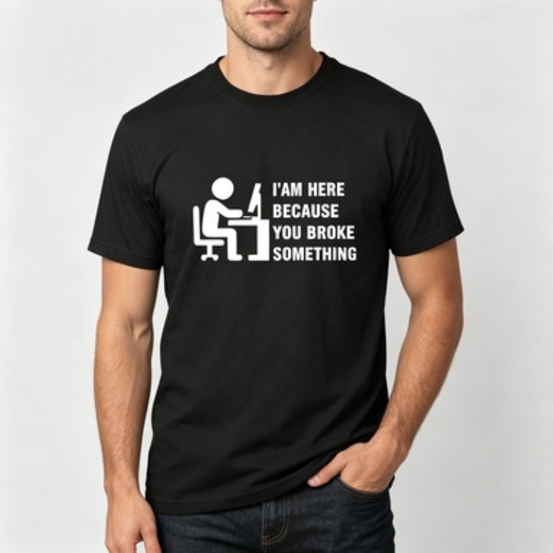 Soft Cotton Men T-shirt Tech S - đánh giá và giá Tech Office Worker
