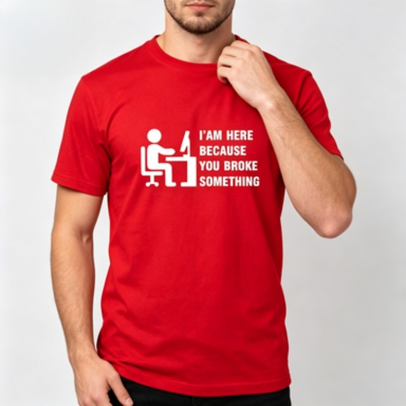 Soft Cotton Men T-shirt Tech S - đánh giá và giá Tech Office Worker