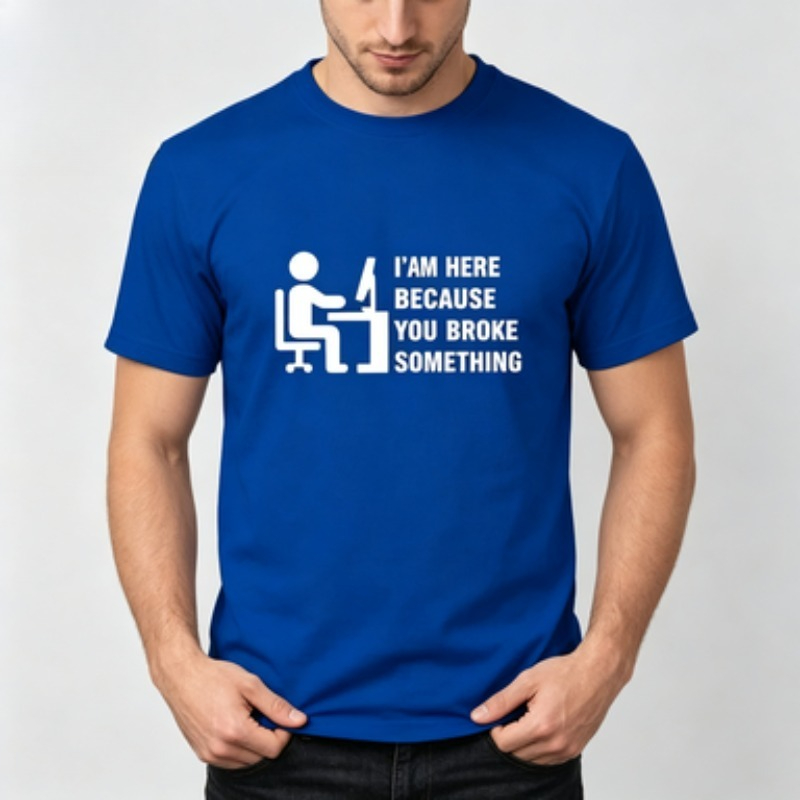 Soft Cotton Men T-shirt Tech S - đánh giá và giá Tech Office Worker