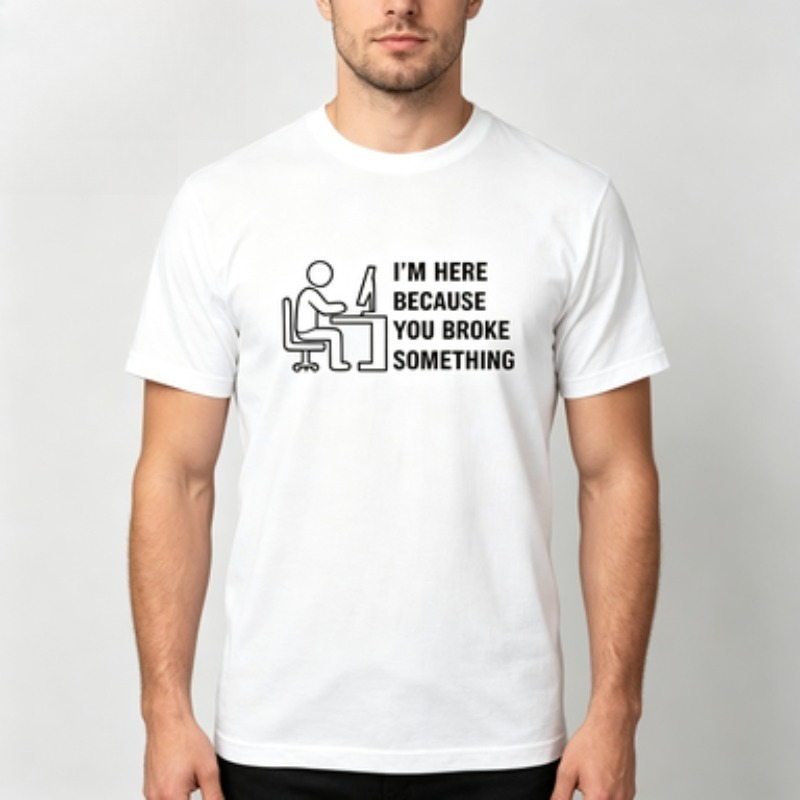 Soft Cotton Men T-shirt Tech S - đánh giá và giá Tech Office Worker