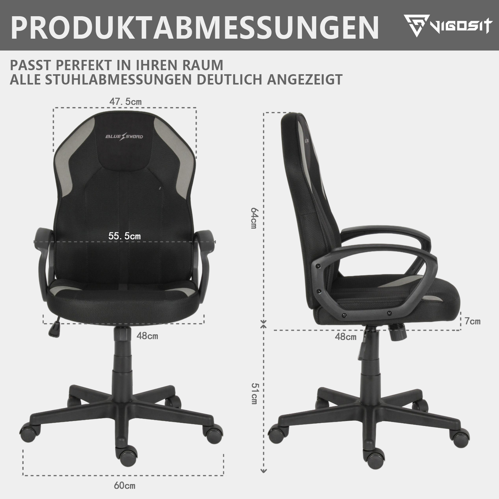 Vigosit Ergonomic Office Chair - đánh giá và giá Office Tech Chair