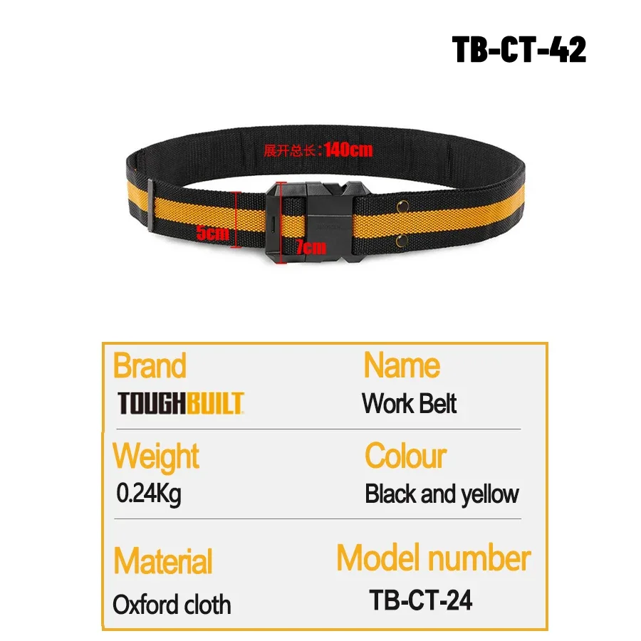 ToughBuilt TB-CT-42 Work Belt  - đánh giá và giá Office Tech Bag