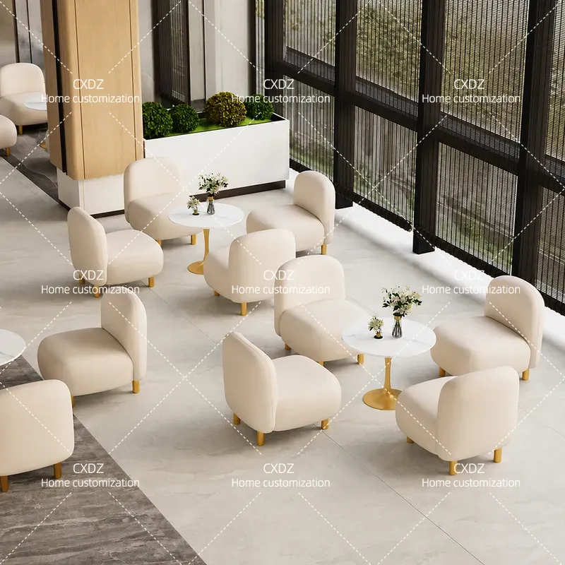 Modern Tech Cloth Single Sofa  - đánh giá và giá Tech Office Reception