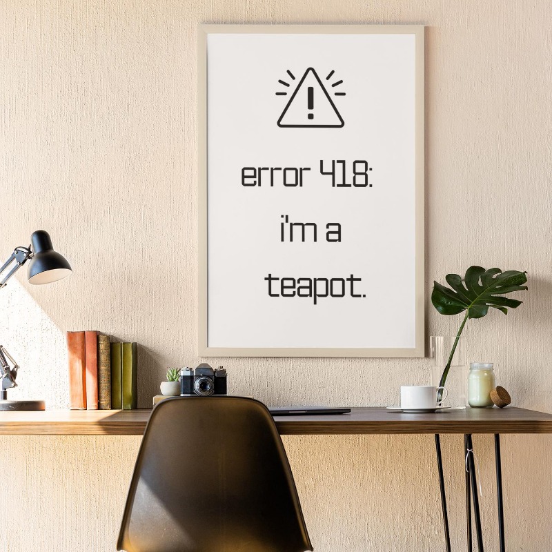 Funny Programmer Poster Error  - đánh giá và giá Office Tech Software
