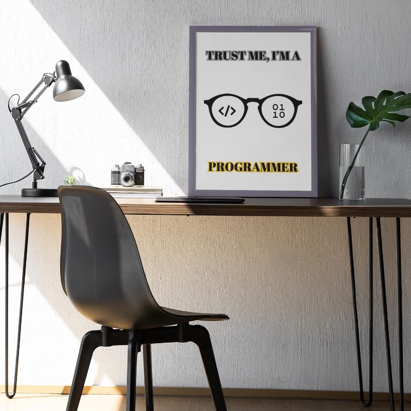 Funny Programmer Poster Error  - đánh giá và giá Office Tech Software